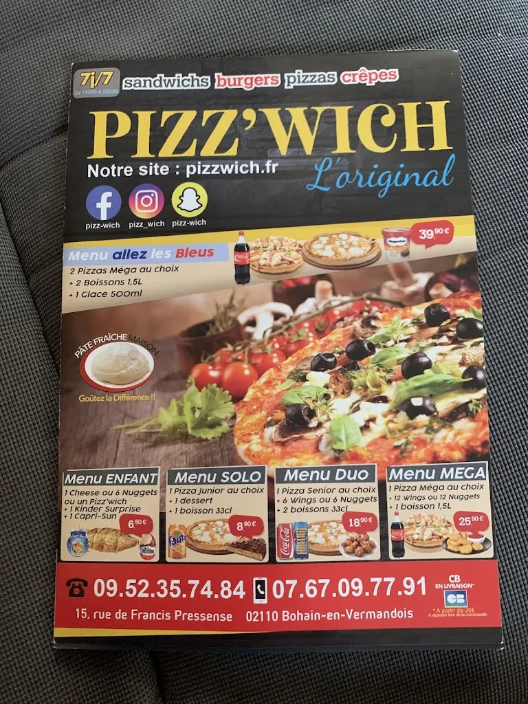 Menu_Pizz'Wich_Bohain-en-Vermandois_image_2