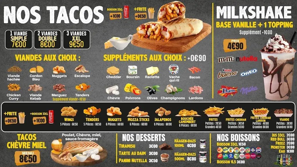 Menu_Welcome pizza_Bohain-en-Vermandois_image_1