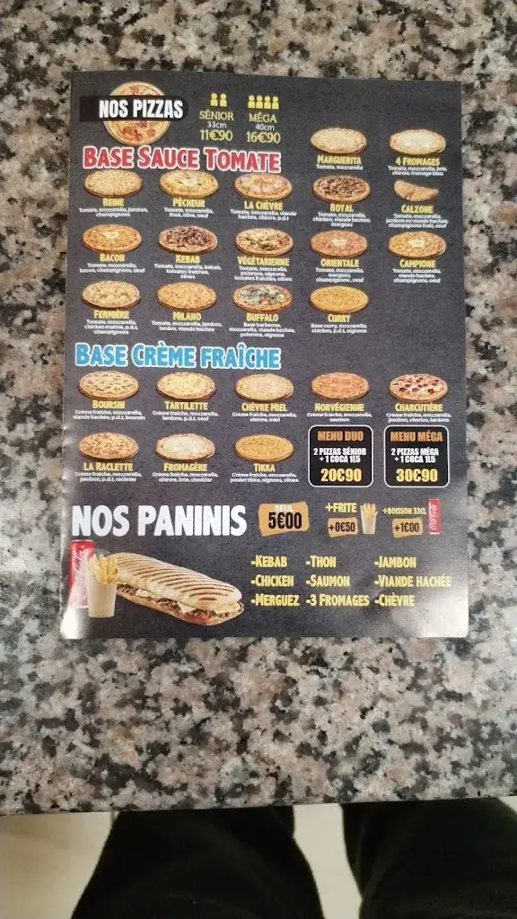 Menu_Welcome pizza_Bohain-en-Vermandois_image_3