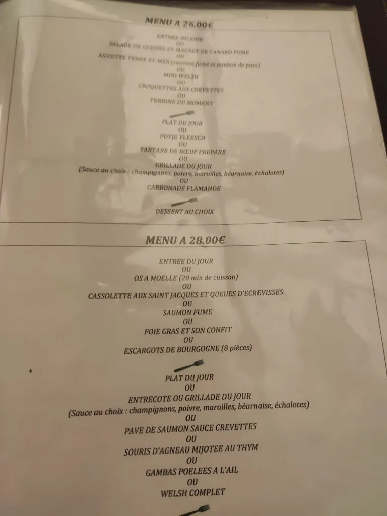 Menu_AUBERGE DU SNOUK_Brouckerque_imagen_2