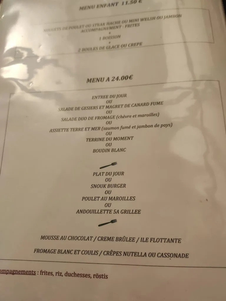 Menu_AUBERGE DU SNOUK_Brouckerque_imagen_3