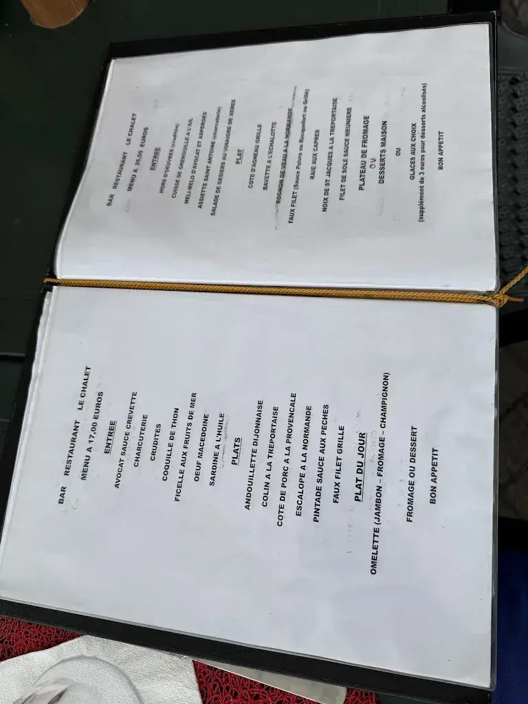 Menu_Le Chalet_Gamaches_image_1