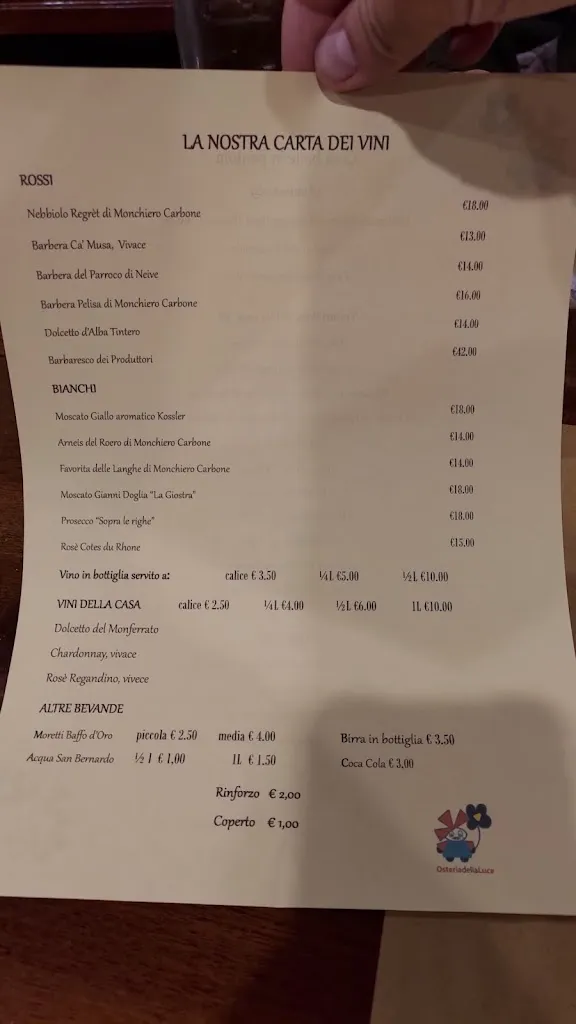 Menu_Osteria Della Luce_Italy_image_1