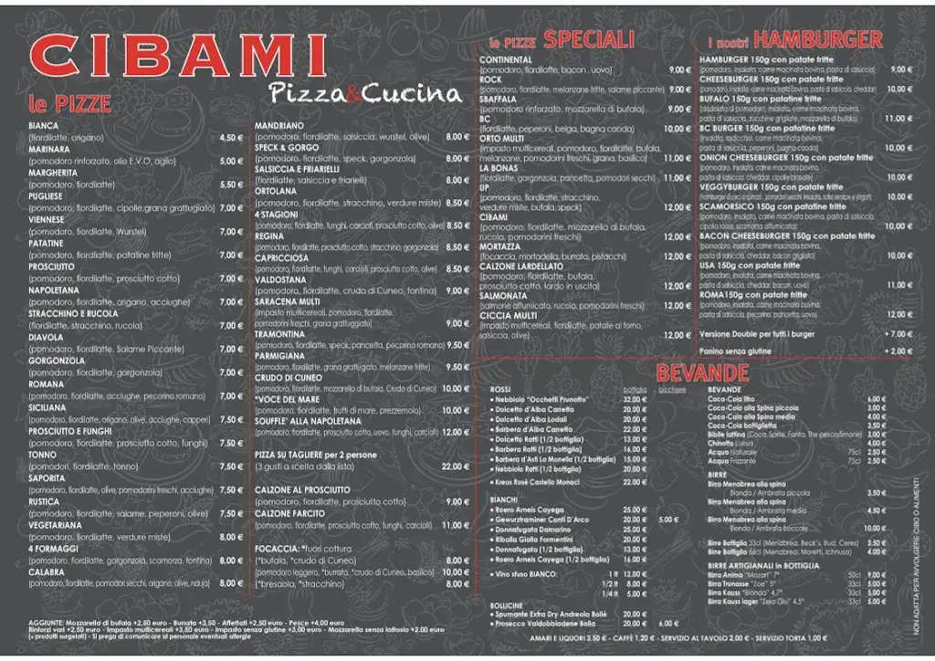 Menü_CIBAMI Pizza&Cucina_Italy_Bild_1