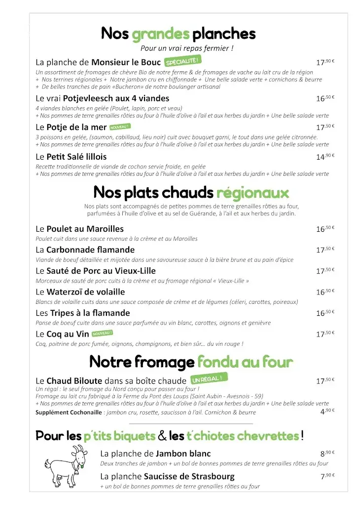 Menu_Les Chevrettes - Bar et restaurant_Rieulay_image_4