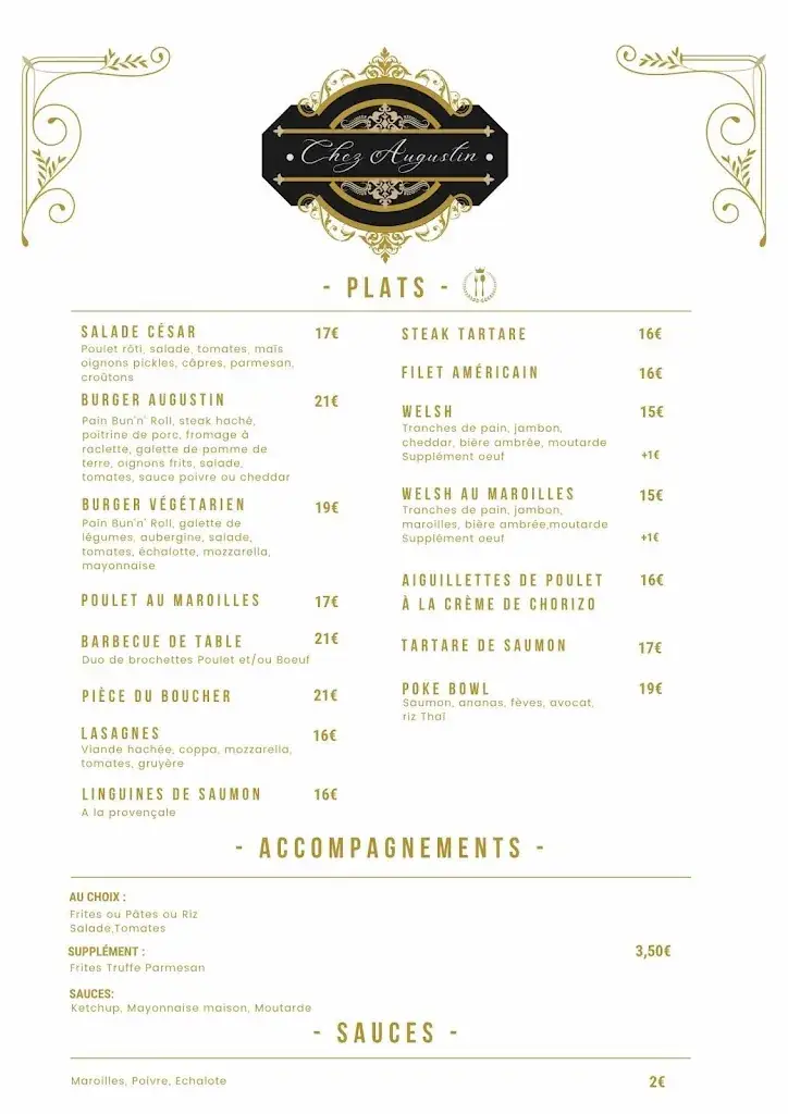 Menu_Chez Augustin_Marchiennes_imagen_3