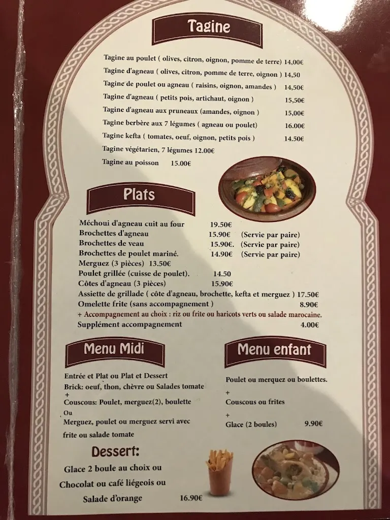 Menu_ALI BABA Restaurant Marocain_Soissons_image_2