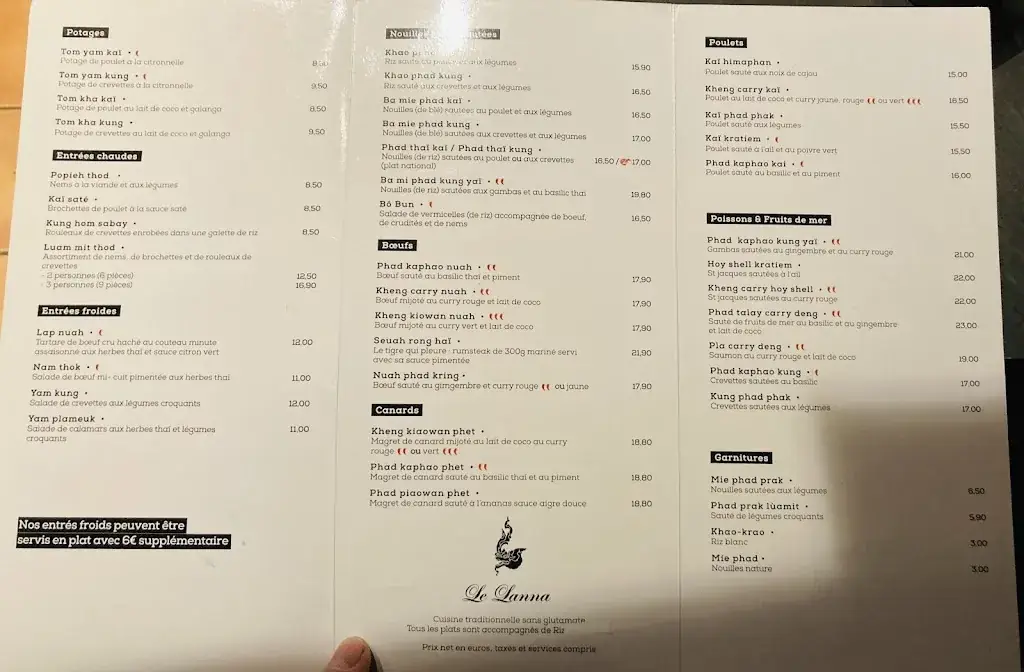 Menu_Le Lanna_Bondues_image_1