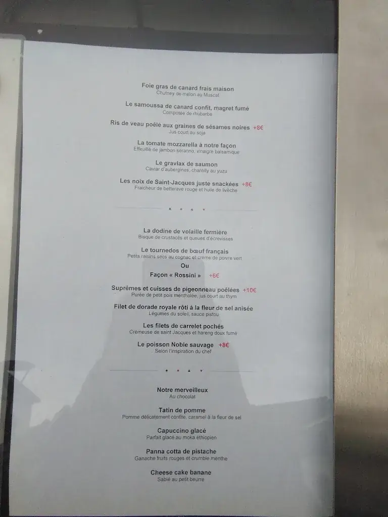 Menu_Restaurant La Carte_Bondues_image_2