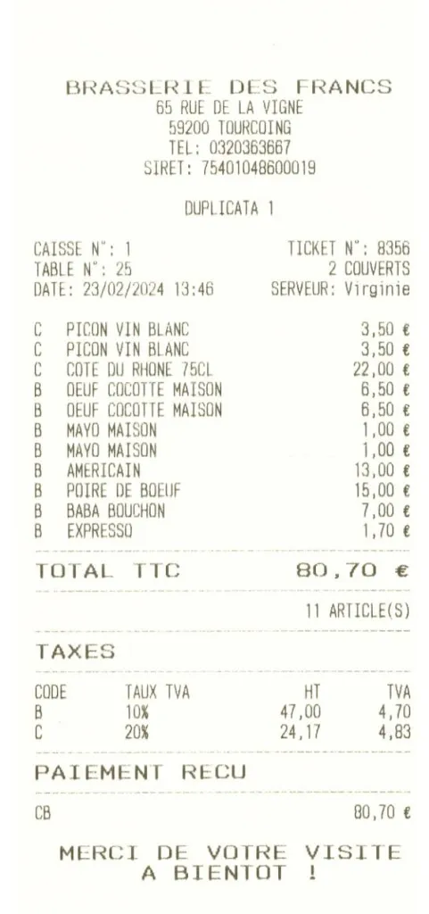 Fabrice GONCE_Brasserie des Francs_Tourcoing_review