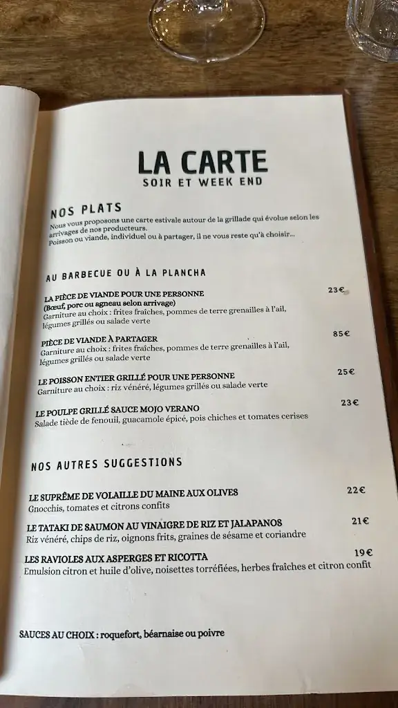 Menu_RESTAURANT LA CABANE DU SEPTENTRION_Marcq-en-Barœul_image_1