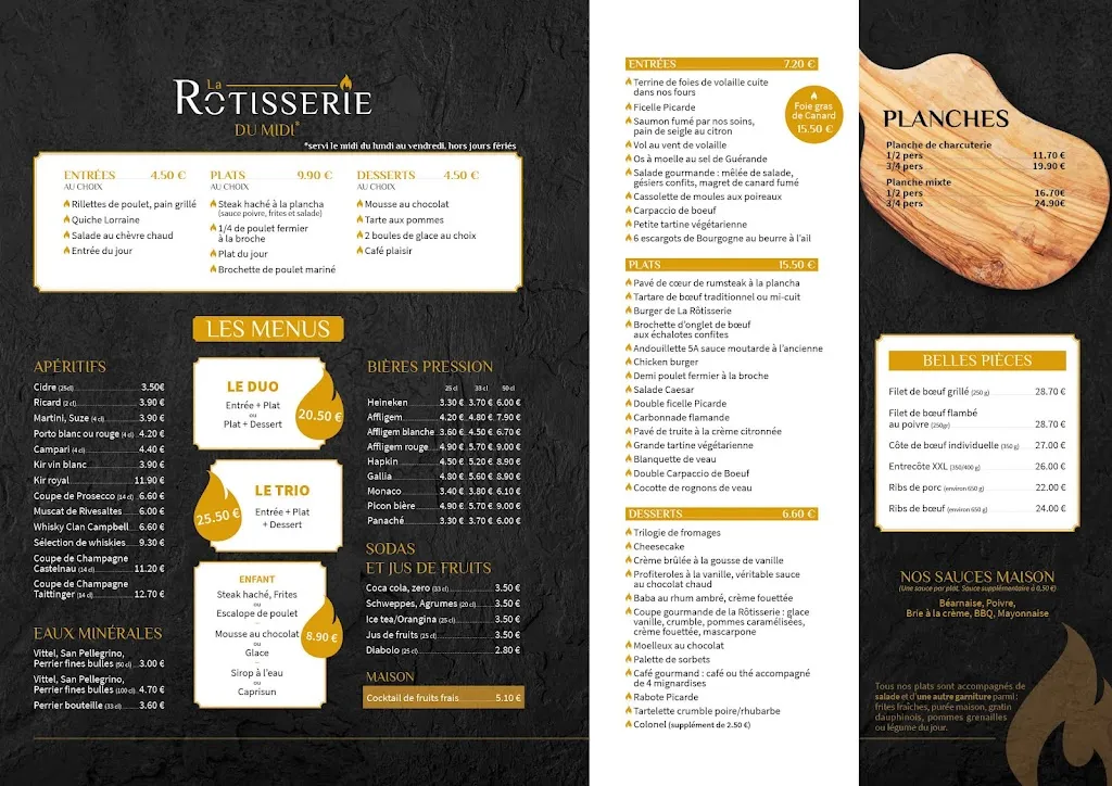 Menü_Restaurant La Rôtisserie Camon (Amiens)_Camon_Bild_1