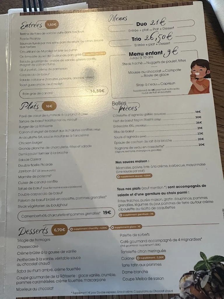 Menü_Restaurant La Rôtisserie Camon (Amiens)_Camon_Bild_3