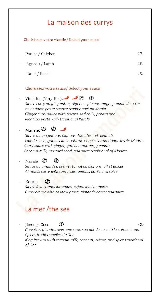 Menu_La Maison Tandoori_Bussigny_image_3