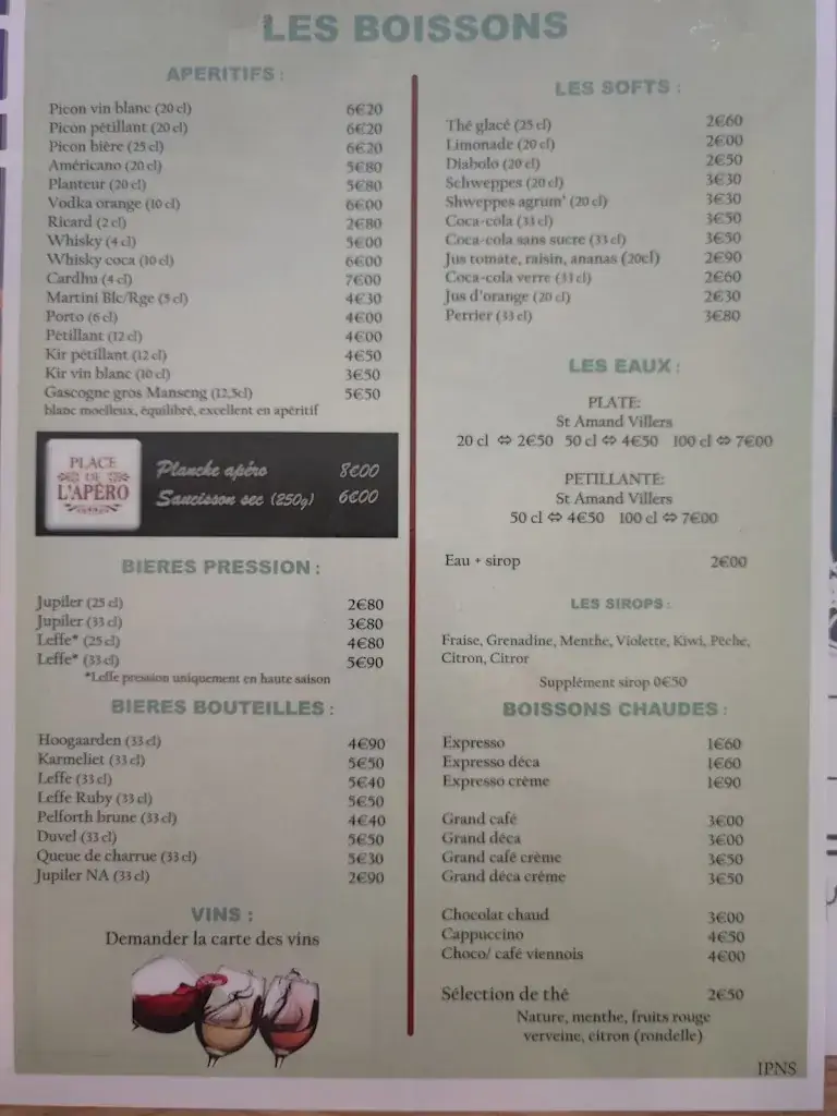 Menu_Le Petit Maxime_Bray-Dunes_image_4