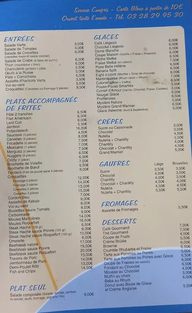 Menu_La Friture du Manège_Bray-Dunes_image_2