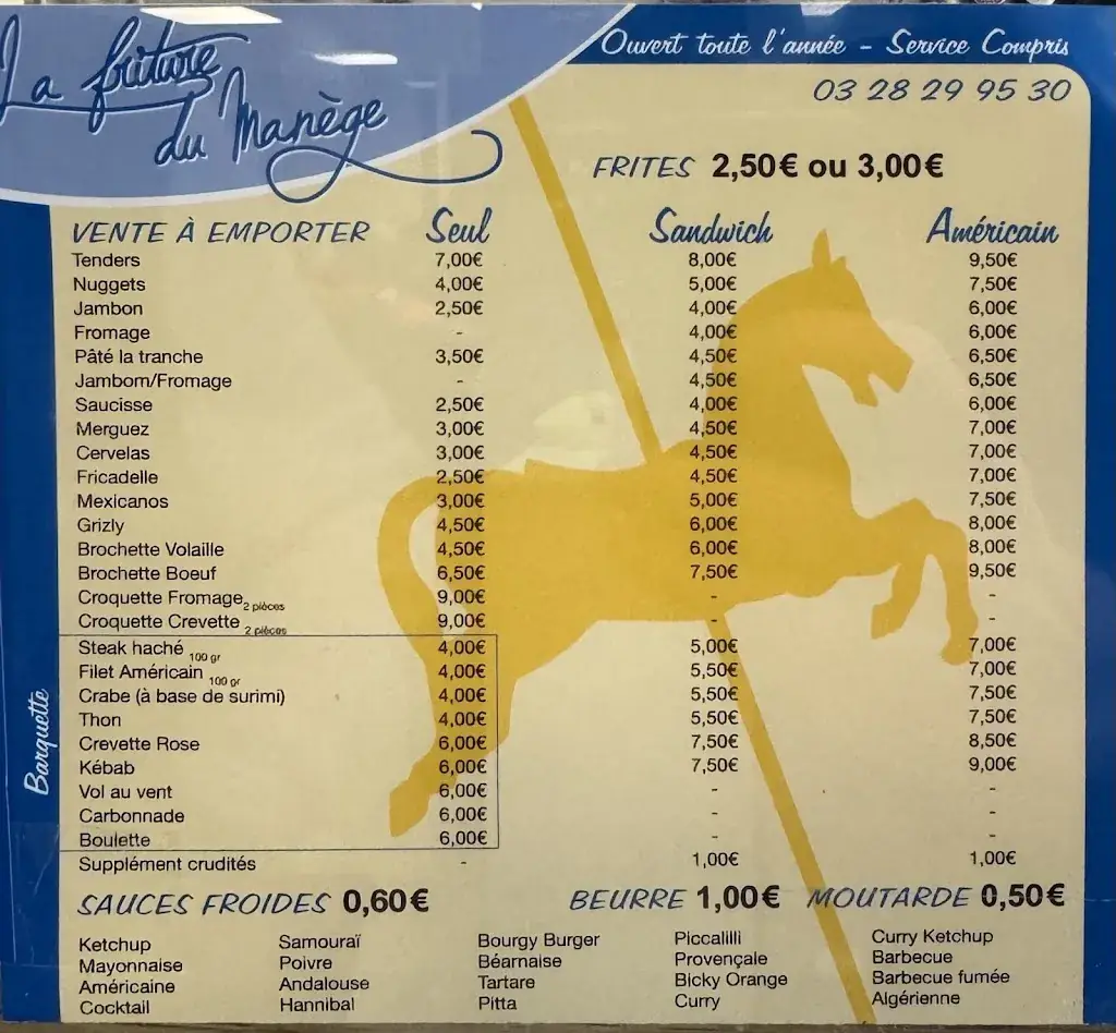 Menu_La Friture du Manège_Bray-Dunes_image_3