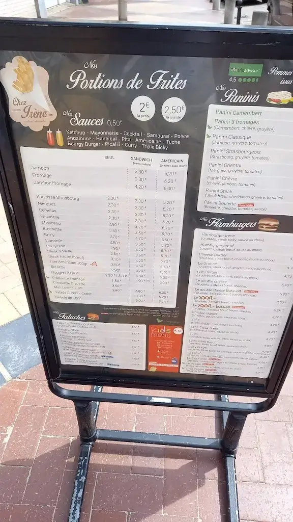 Menu_Chez Irène_Bray-Dunes_immagine_2