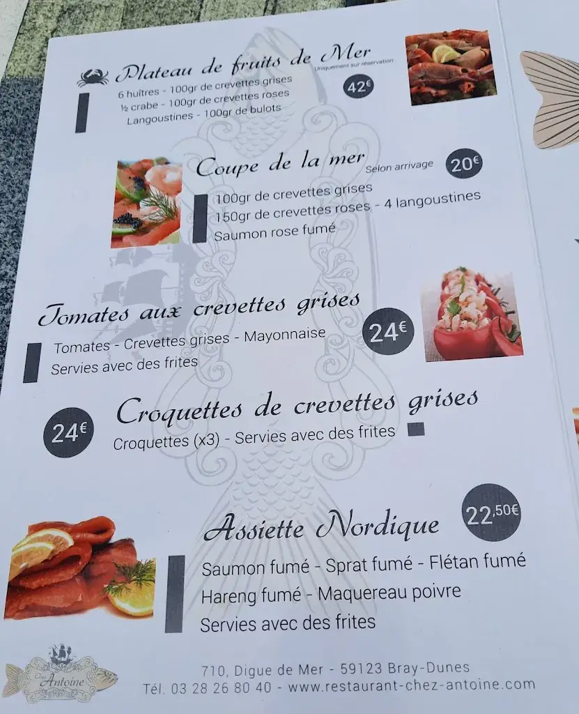 Menu_Chez Antoine_Bray-Dunes_image_1