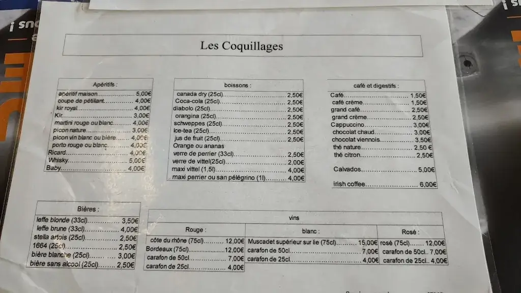 Menu_Aux Coquillages_Bray-Dunes_image_1