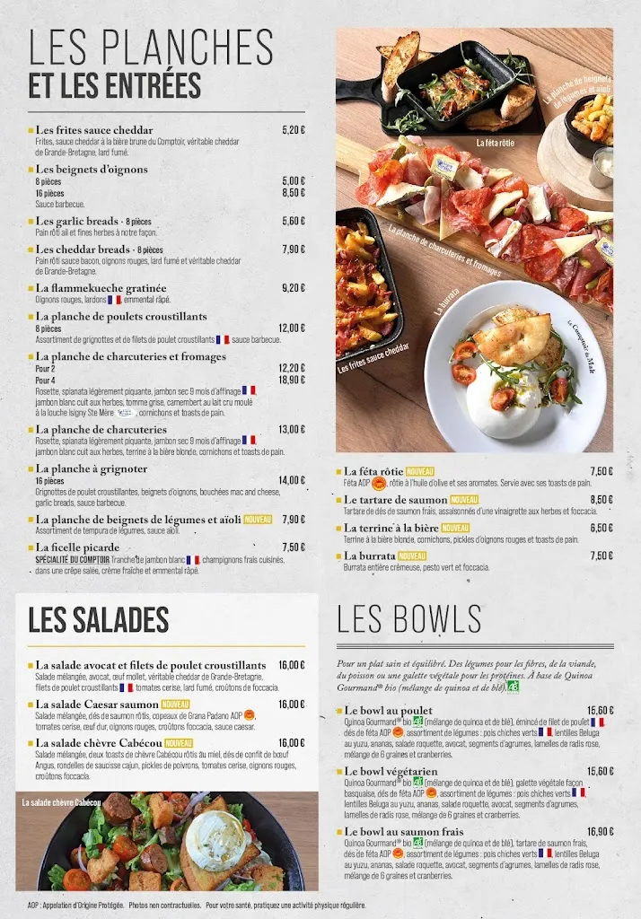 Menu_Restaurant Le Comptoir du Malt - Bruay La Buissière_Bruay-la-Buissière_image_1
