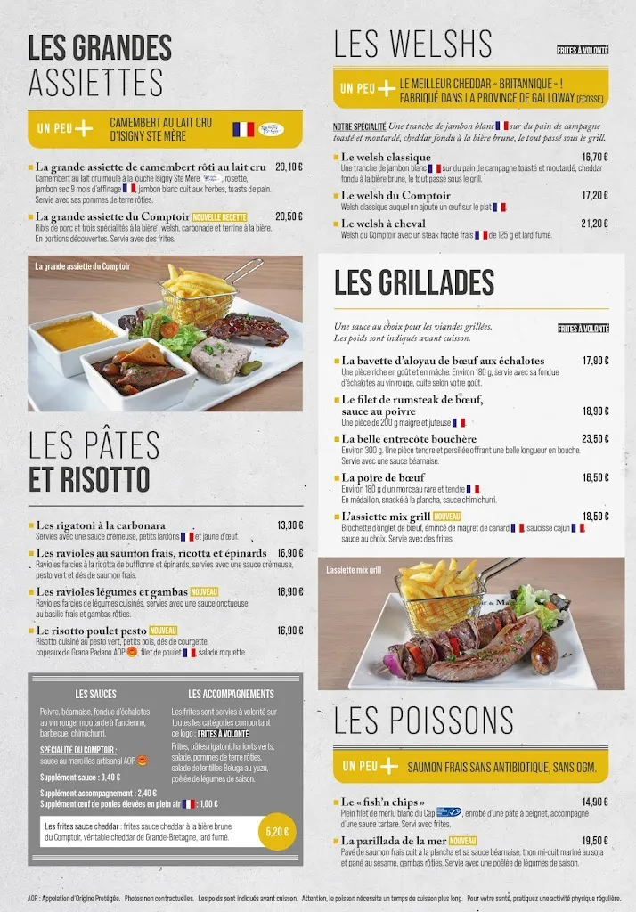 Menu_Restaurant Le Comptoir du Malt - Bruay La Buissière_Bruay-la-Buissière_image_2