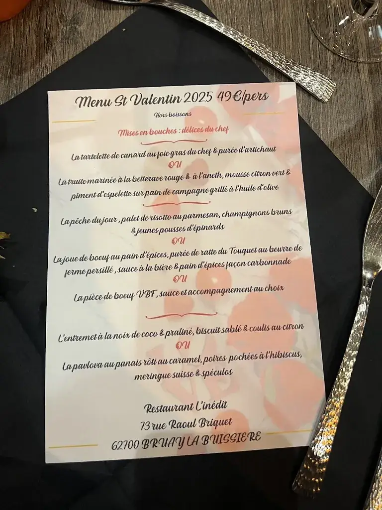 Erica Frolova_Restaurant L’inédit - Salle de Réception - Traiteur Bruay-La-Buissière_Bruay-la-Buissière_review