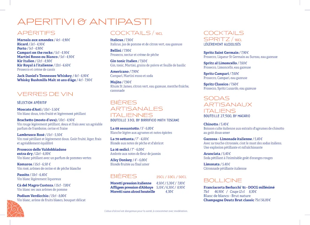 Menu_IL RISTORANTE - Le restaurant Italien de Bruay la Buissière_Bruay-la-Buissière_image_1