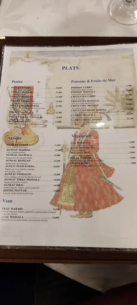 Menu_Taj Mahal - Bruay La Buissière_Bruay-la-Buissière_image_1