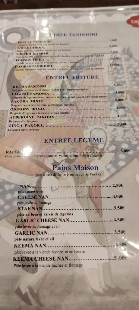 Menu_Taj Mahal - Bruay La Buissière_Bruay-la-Buissière_image_2