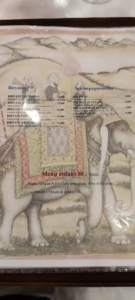Menu_Taj Mahal - Bruay La Buissière_Bruay-la-Buissière_image_3