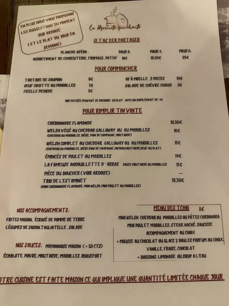 Menu_La marmite qui chante_Bruay-la-Buissière_image_2