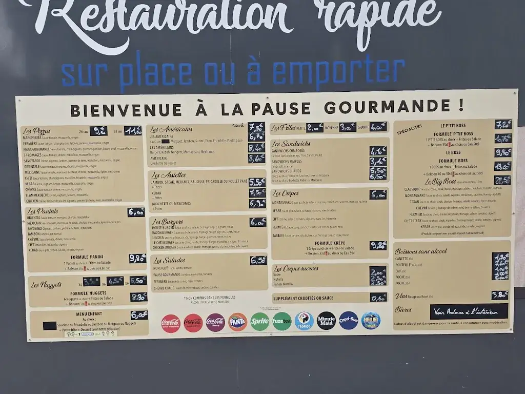 Menu_La Pause Gourmande Bruay_Bruay-la-Buissière_image_1