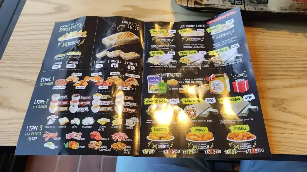 Menu_French Barclette BRUAY-LA-BUISSIÈRE_Bruay-la-Buissière_image_1