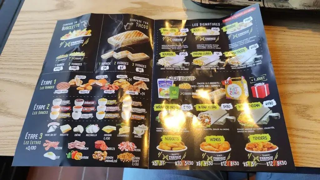 Menu_French Barclette BRUAY-LA-BUISSIÈRE_Bruay-la-Buissière_image_2