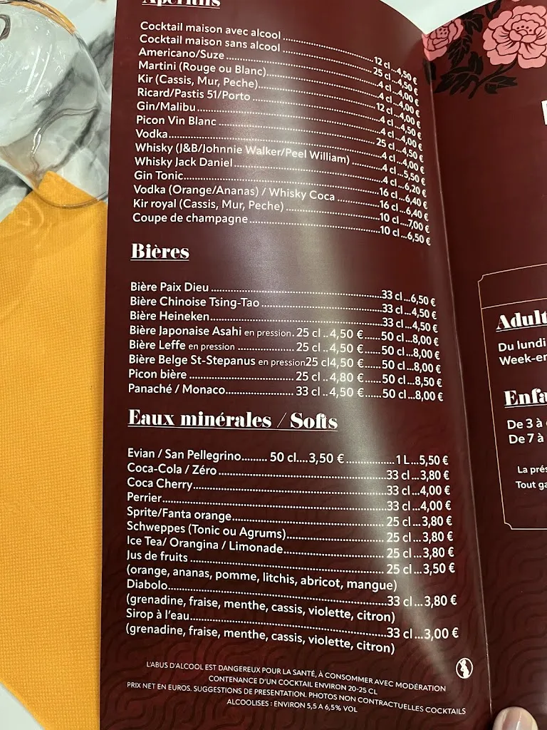 Menu_Le Jardin Du Bonheur_Bruay-la-Buissière_image_1