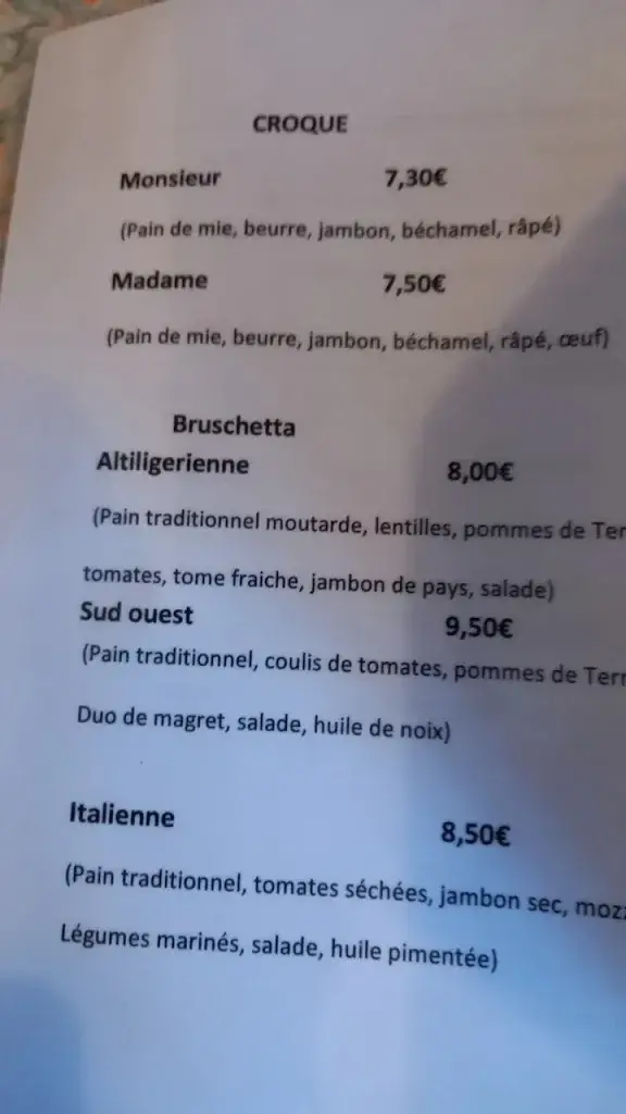 Menu_Restaurant Beauséjour_Coubon_immagine_3