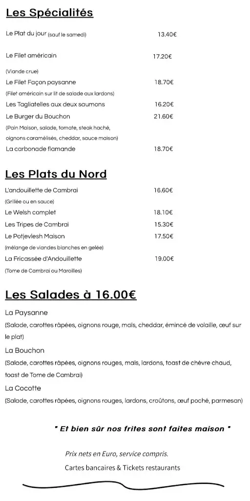 Menu_Le Bouchon Restaurant_Cambrai_immagine_2