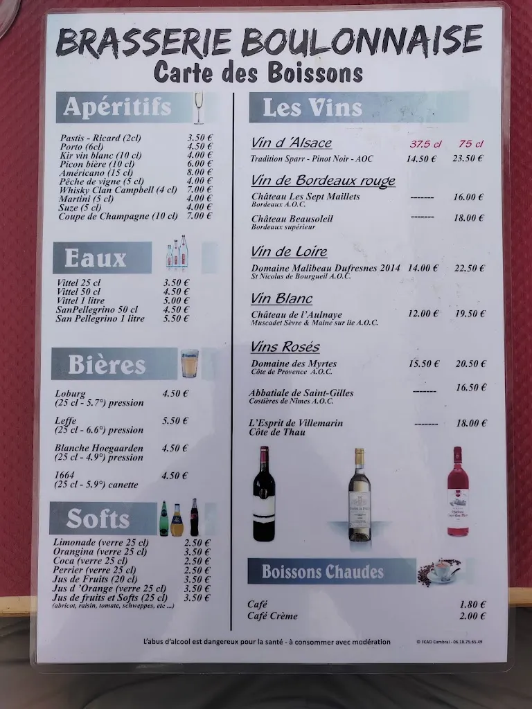 Menu_Chez Béa_Cambrai_image_3