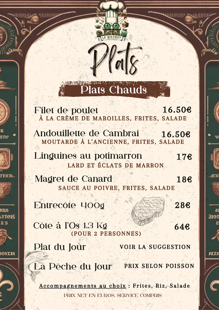 Menü_Le Bistrot des Curieux_Cambrai_Bild_3