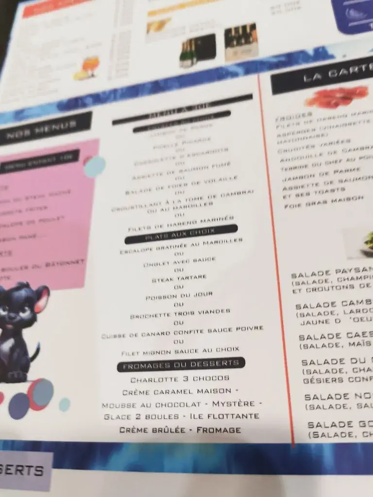 Menu_La Flambée_Cambrai_immagine_4