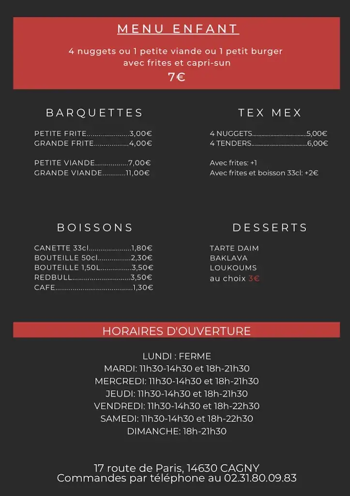 Menu_Le Petit Gourmand Kebab_Cagny_image_1