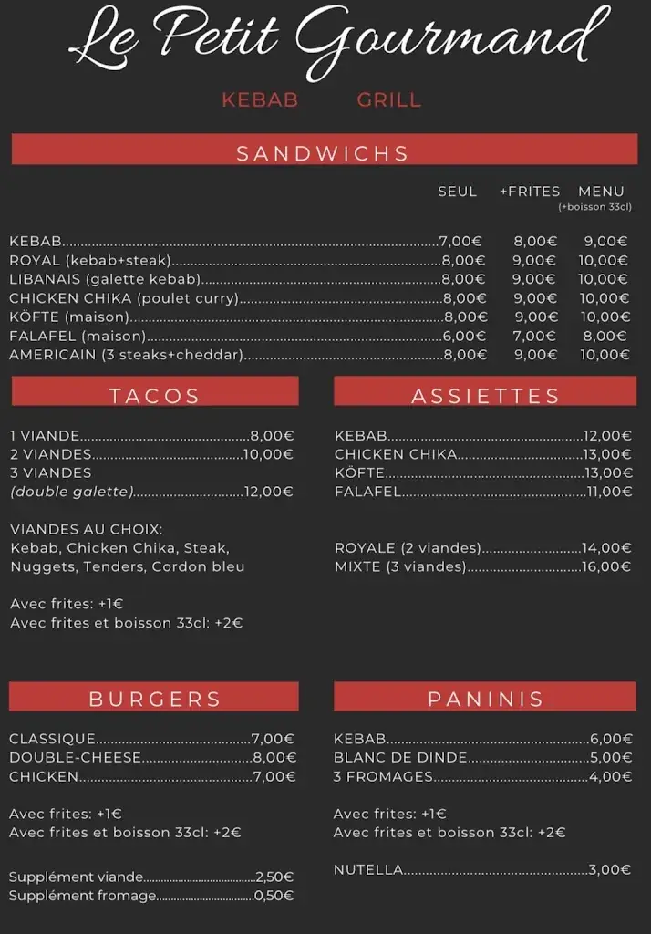 Menu_Le Petit Gourmand Kebab_Cagny_image_2