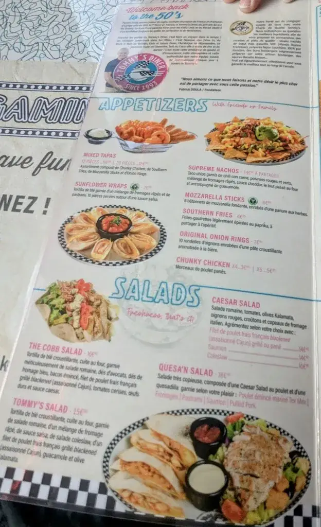 Menu_Tommy's Diner_Mondeville_image_2