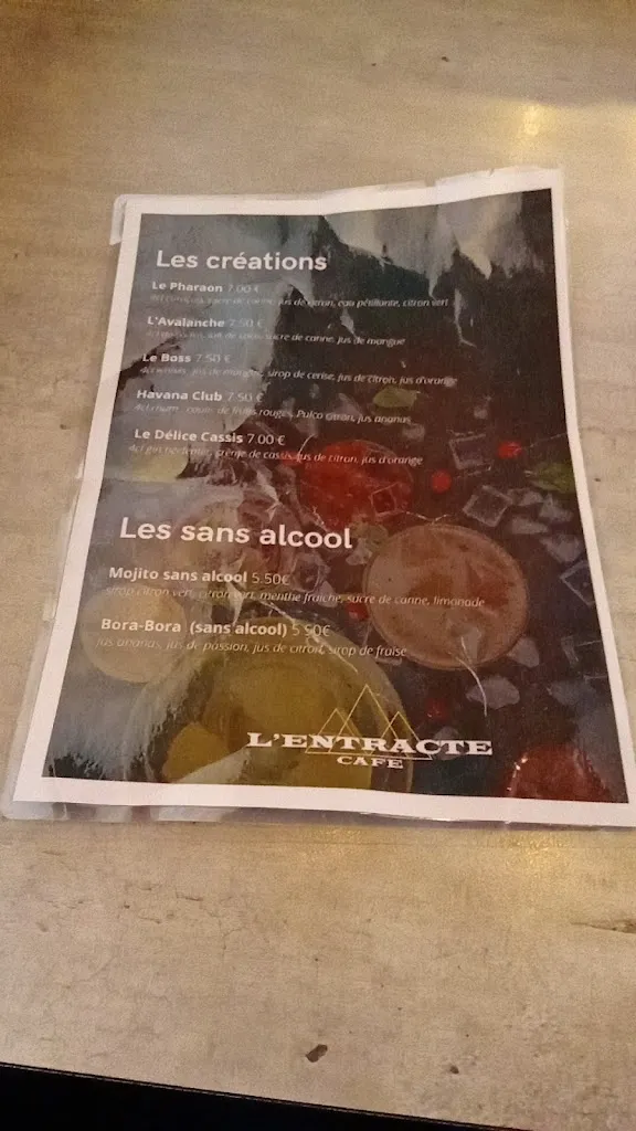Menu_l'Entracte café_Caudry_image_2