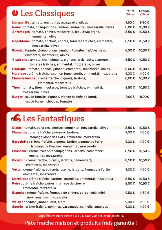 Menu_Au Four Merveilleux_Cassel_image_1