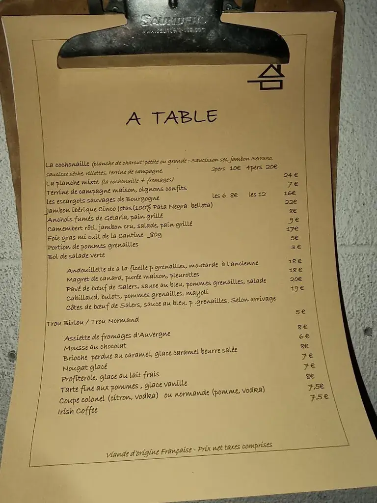 Menu_La Cantine_Montluçon_image_1