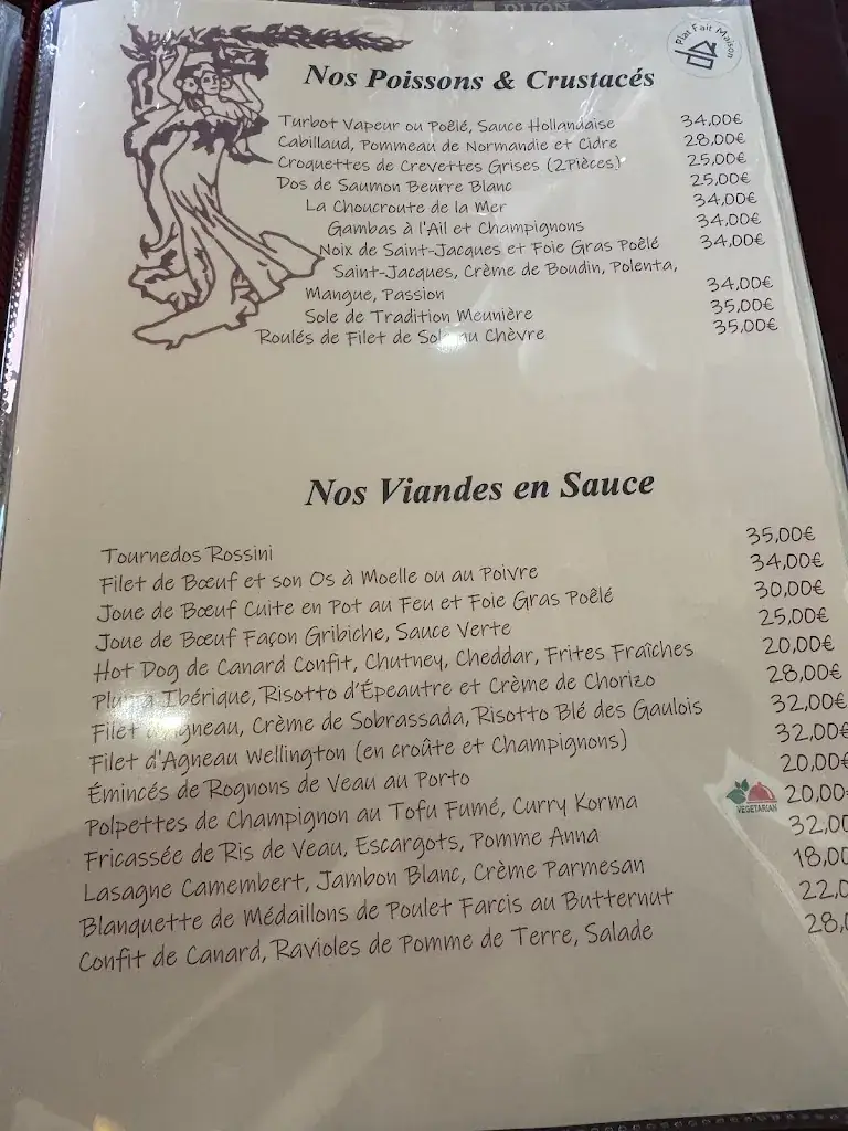 Menu_La Buissonnière_Calais_image_3