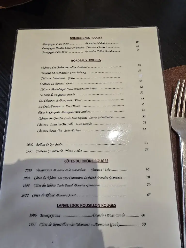 Menü_Le Channel_Calais_Bild_4