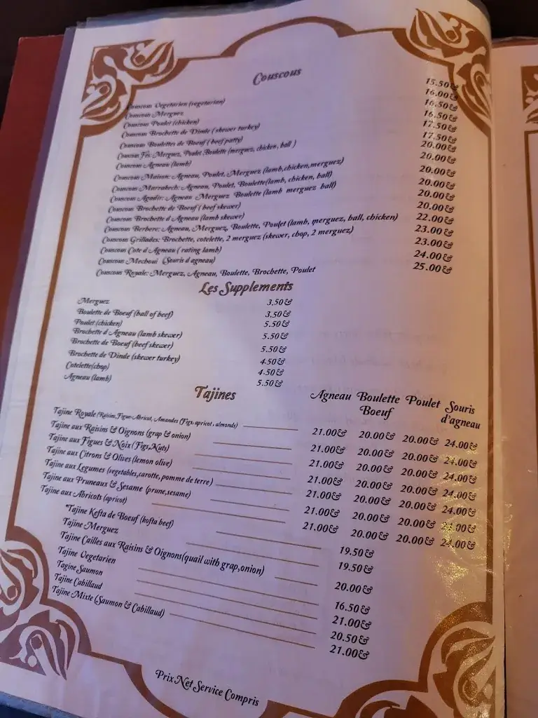 Menu_Le Marrakech_Calais_image_3